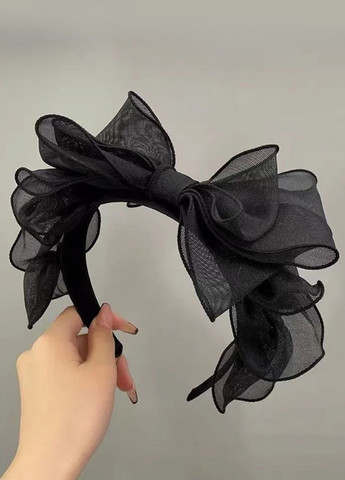 Обруч-обідок для волосся з об'ємним бантом Fashion Jewelry (371330702)