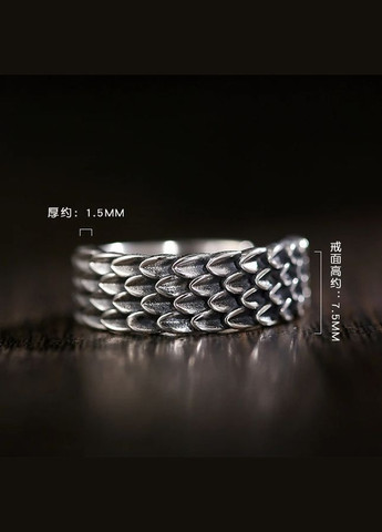 Творческое кольцо в виде Драконьей чешуи р регулируемый Fashion Jewelry (285110733)
