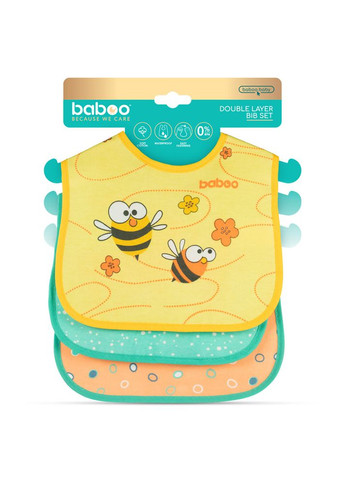 Набір нагрудників Friends, 3 шт, 0+ місяців () Baboo 11-018 (335973913)