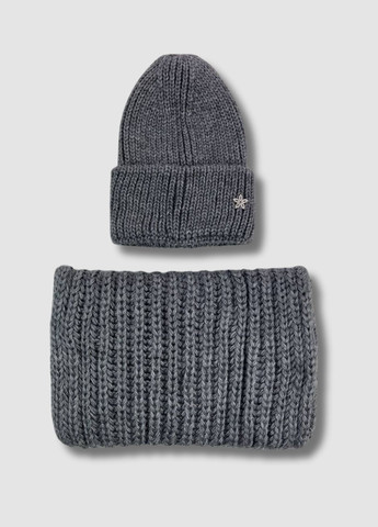 Женский зимний комплект шапка + хомут - Сандра No Brand Жіночий зимовий комплект (365438675)