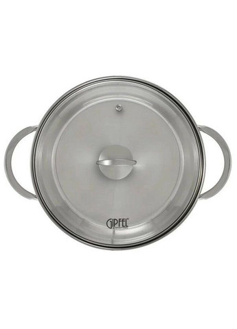 Кастрюля с крышкой Sofia GP-2319 24 см 5.8 л серебристая Gipfel (335972596)