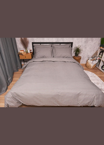 Комплект постільної білизни Бязь Gold Люкс полуторний 143х210 наволочки 2х50х70 (MS-820003446) Moon&Star Ice Grey (288044121)