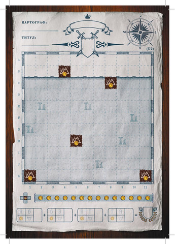 Настольная игра Картографы. Набор карт 3 – Подземный город. Глубины Сабека Ігромаг (371877206)