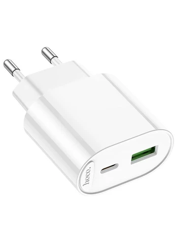 Зарядное устройство Hoco C109A Fighter PD20W QC3.0 20 Вт 2USB-A/USB-C Белый No Brand (402069470)