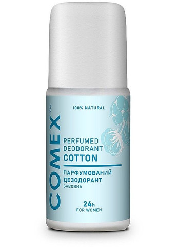 Дезодорант натуральный "Хлопок" 24H 50ml (1106274-31016271) Comex (368866015)