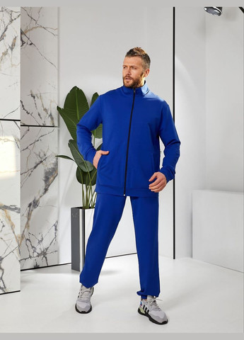 Чоловічий спортивний костюм колір електрик р.42/44 453792 New Trend (289468997)