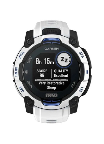Смарт-годинник Instinct 3 45mm Solar Whitestone with Whitestone Band (010-02934-03) Garmin (370034339)