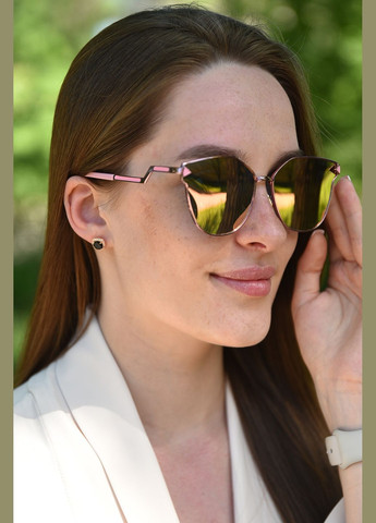 Очки женские розового цвета Let's Shop (299147365)