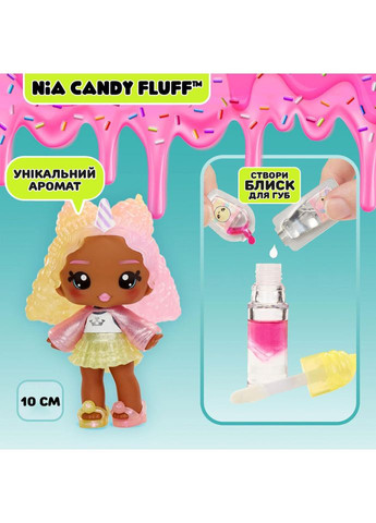Ігровий набір з лялькою та блиском для губ Нія Кенді 525462 Yummiland (350878538)
