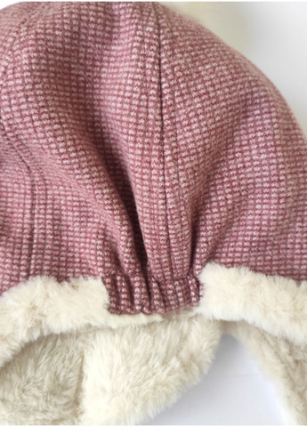 з Козирком та Помпоном, Підклад Супер М'яке Штучне Хутро No Brand Жіноча Зимова Шапка-Вушанка (363838664)