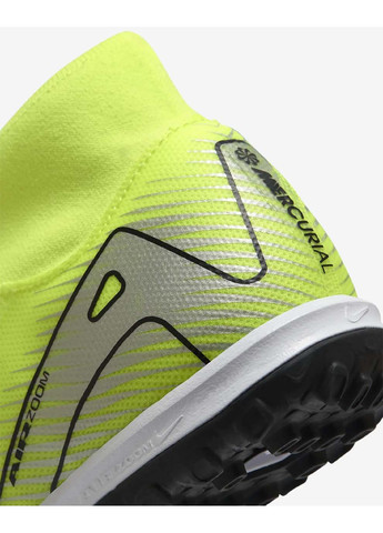 Желтые мужские сороконожки zm superfly 10 academy tf лимонный Nike