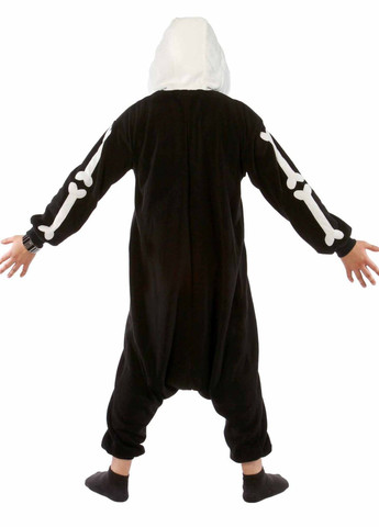 Кигуруми мужское скелет с капюшоном на пуговицах (1022/1) My Kigu (356761111)