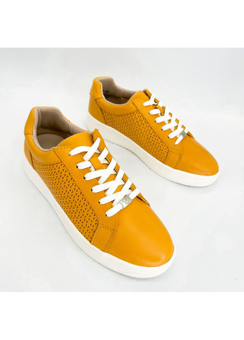 Желтые кеды (р) кожа 0-1-1-9-23300-42-604 Caprice