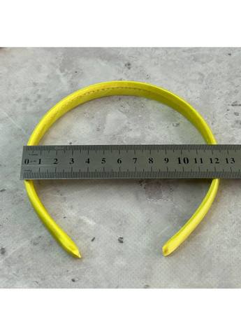 Обруч для волосся атласний 13 мм - жовтий Plus-plus (352744206)