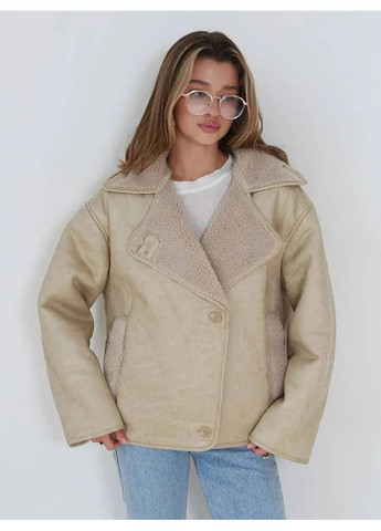 ♥︎Жіноча дублянка оверсайз ♥︎ No Brand (367049018)