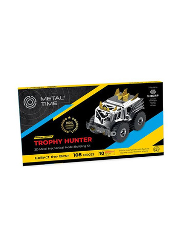 Коллекционная модель-конструктор Trophy Hunter механический внедорожник MT056 Metal Time (267507702)