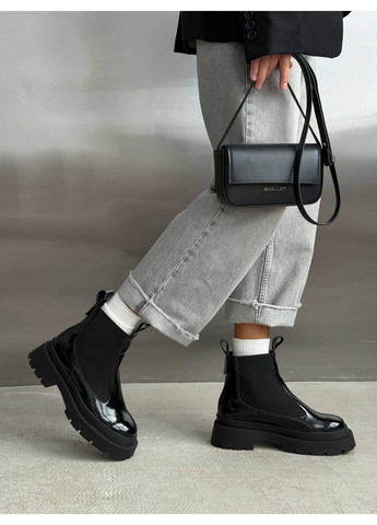 Зимние зимние челси из лакированной кожи Helen