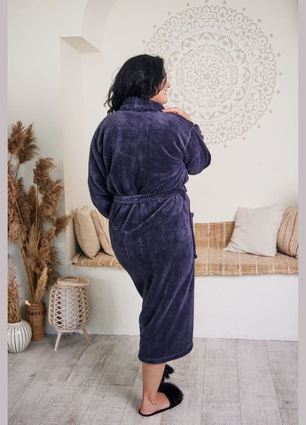 Халат махровый женский длинный, теплый, шалевый воротник No Brand халат (302394409)