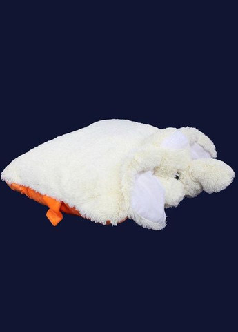Подушка игрушка Слон 55 см (55*50*15 см) белый Alina (288045174)