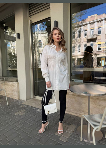 Приталена сорочка з натуральної тканини Luna (335226743)