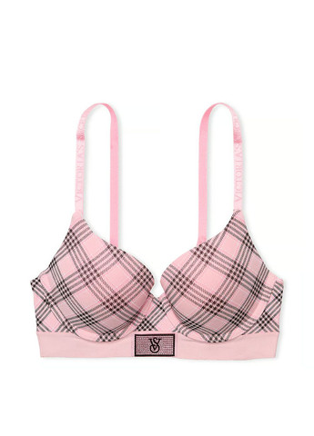 Розовый бюстгальтер з т-shirt Victoria's Secret с косточками