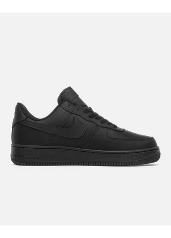 Чорні Осінні чоловічі кросівки Nike Air Force 1 Low 07 Premium Black CW2288