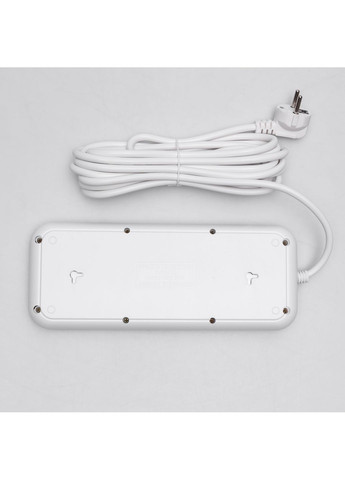 Сетевой фильтр-удлинитель 8 розеток 4 USB-A + 2USB Type-C на 5 метров, белый Yiwu (387397251)
