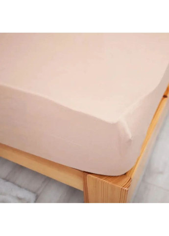 Простирадло на гумці 140*200 см Ранфорс гіпоалергенне Пісочне (49580140200) ТЕП (372687331)