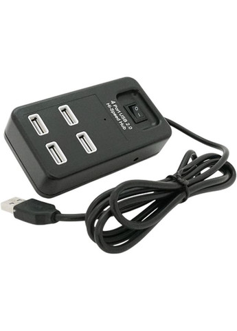 USB-хаб Black (YT-HWS4-B) Voltronic (323093023)