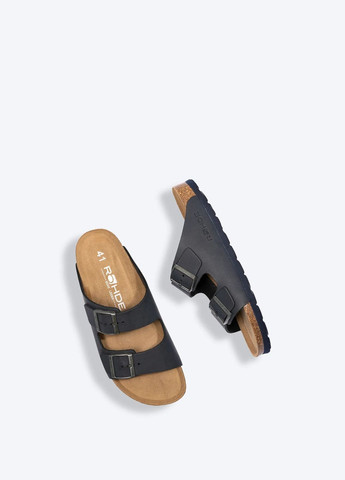 Синие мужские шлепанцы grado темно 5925 56 (германия) ( ) Rohde