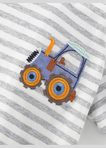 Сіра дитяча футболка для хлопчика 10131 сірий Malwee