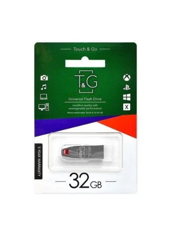 Флеш-накопитель USB 32Gb Stylish TG115, Grey, USB 2.0 (TG115-32G) TG115-32G T&G (395343234)