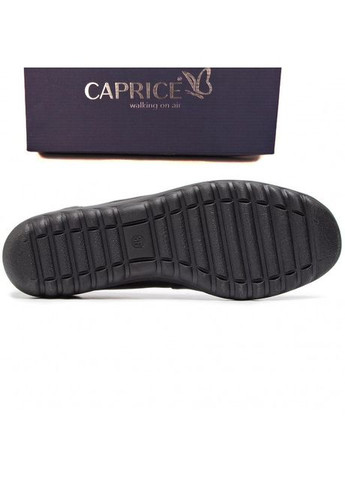 Caprice Шкіряні туфлі чорного кольору на танкетці чорний з натуральна шкіра, — демісезон (303727799)