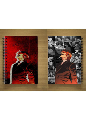 Блокнот Sketchbook Скетчбук з принтом anime Death Note | аниме Тетрадь смерти #01 Kika (362692783)