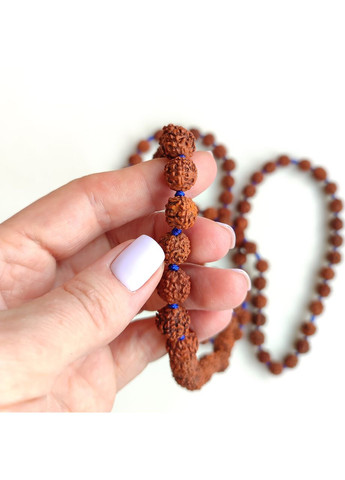 Четки из Рудракши с узлами d 10мм No Brand (346046086)