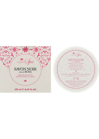 Натуральне чорне оливкове мило "Троянда" Spa Savon Noir Rose * 500g (1525662-35995169) Arganiae (368609530)