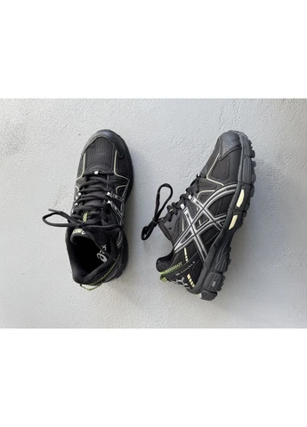 Черные летние кроссовки asics gel-kahana 8 black/green gore-tex асикс гель кахано 8 No Brand