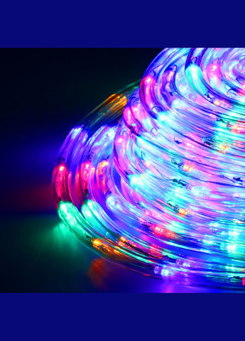 Гирлянда дюралайт уличная (наружная) Rope Lights 10 м 240 LED Mix Springos CL1202 (340459345)