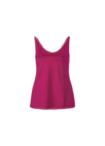 Піжамна майка з мереживною вставкою для жінки LIDL 417162 малиновий Esmara — 346753209