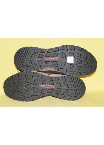 Коричневые повседневные туфли мужские, размер 48 Skechers на шнурках