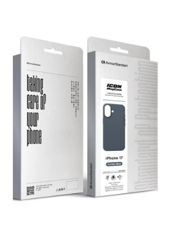 Чохол до мобільного телефона ICON2 MagCase Apple iPhone 17 Anchor Blue (ARM88989) ArmorStandart (396682137)