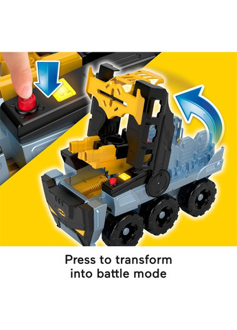 Бэтмобиль-трансформер танк Бэтмена со светом и звуками Оригинал Fisher-Price Batman Transforming Bat-Tank Fisher Price (365251636)