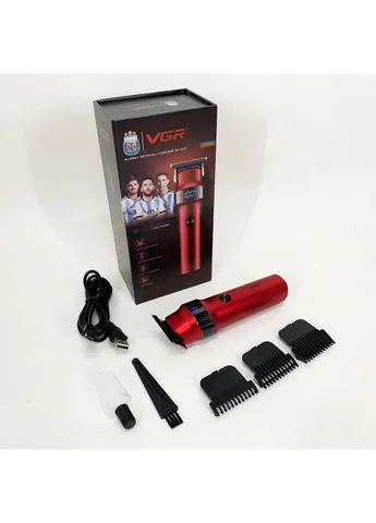 Машинка для стрижки волос V-987 RED, Бритва триммер для мужчин VGR (386480797)