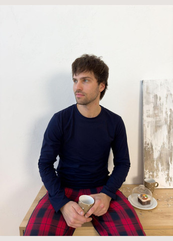 Мужской пижамный комплект "Глен"HH, красно-синяя Cosy (352769778)