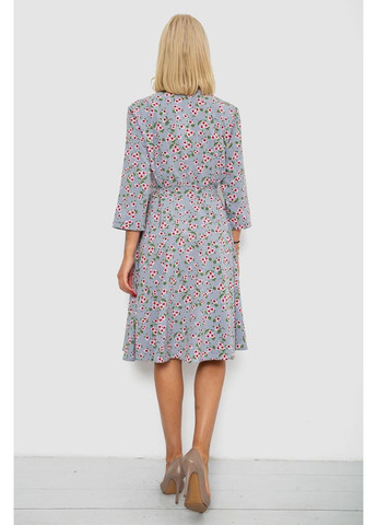 Синя сукня софт з принтом Ager