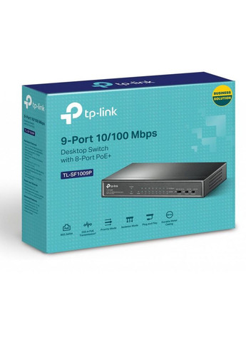 Коммутатор сетевой TPLink TL-SF1009P TP-Link (301088871)