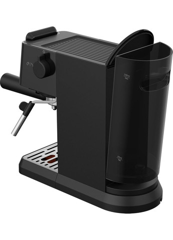 Кофеварка рожковая 1.1л, молотая, ручной капучинатор, подогрев чашек, авторецептов - 2, дисплей, черный BEKO (360401699)