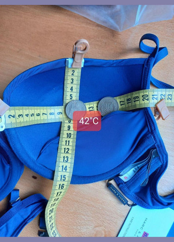 Синій літній модний роздільний купальник у синьому кольорі marc&andre 1936 672 марк андре Marc & André