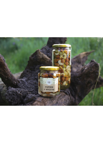 Горіхи з медом - мікс, 200 мл Медові ласощі (373019762)
