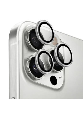 Захисне скло Metal Classic на камеру для Apple iPhone 17 Pro (6.3") / 17 Pro Max (6.9") Silver No Brand (365750045)